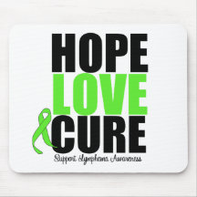 Lymphom-Hoffnungs-Liebe-Heilung Mousepads