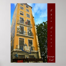 Lyon Frankreich trompe - L ' oeil Poster