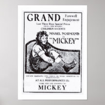 Mabel Normand 1920 Vintages Filmanzeigenplakat