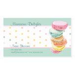 Macarons punktiert Visitenkarte