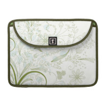Macbook Wirbel des olivgrünen Grüns Blumenprohülse Sleeves Für MacBook Pro