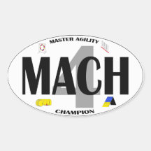MACH HundeAgility-Titel Aufkleber