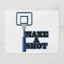 machen Sie ein Schuss basetball Netz Personalisierte Flyer