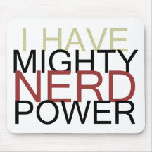 MÄCHTIGER NERD-POWER MOUSEPAD