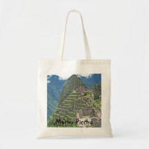 Machu Picchu Leinentasche