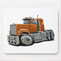 Mack Superliner-Orangen-LKW Mauspads