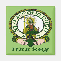 Mackey Clan-Motto-Magnet Kühlschrankmagnet