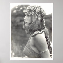 Mädchen 1970 plakatdruck