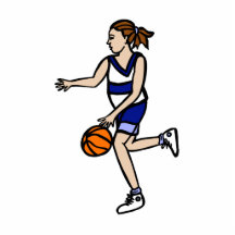 Mädchen-Basketball-Spieler Photo Figuren