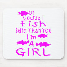 MÄDCHEN-FISCHEN MOUSEPADS