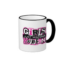 Mädchen haben Spaß Kaffeetasse