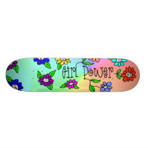 Mädchen-PowerSkateboard durch Brownielocks Personalisierte Decks