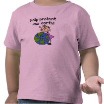 Mädchen schützen unsere Erdt-shirts und -geschenke t-shirts