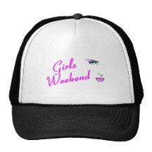 Mädchen-Wochenende (Gesicht) Baseballcaps