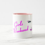 Mädchen-Wochenende (Gesicht) Kaffeetassen