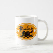 Made in 1983 kaffee tassen