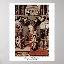 Madonna Della Passione durch Carlo Crivelli Plakatdrucke