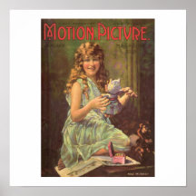 Mae Murray Vintager Weihnachtsfilm-Zeitschriften-D Poster