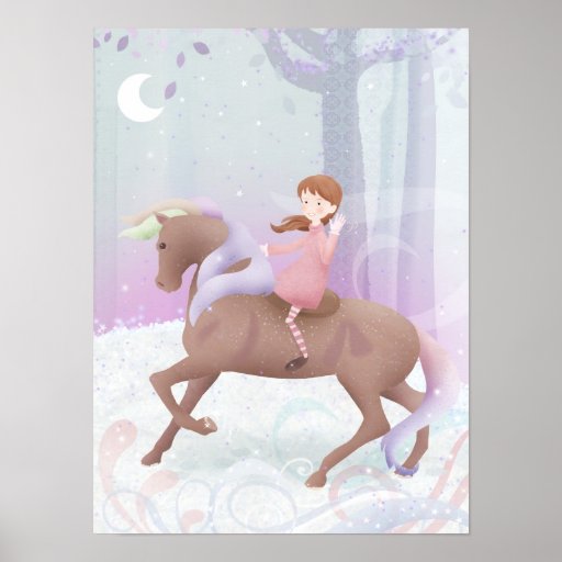 Magie der Ponyplakatdruck