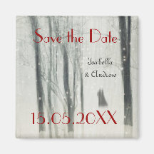 Magische Liebe, die Save the Date Magneten Wedding