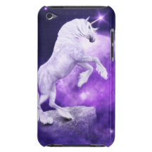 Magische Nacht verzaubertes Einhorn-Königreich Barely There iPod Etuis