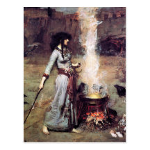 Magischer KreisWaterhouse 1886 Postkarten