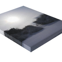 Magischer Winter Leinwand Druck