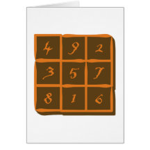 magisches Quadrat magic square Grußkarten