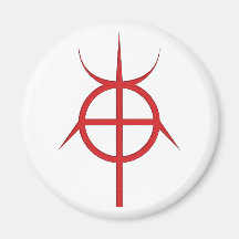 magisches Symbol magic symbol Kühlschrankmagnete