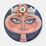 Magnet der Kürbis-Königin-Halloween Magnets