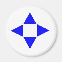 Magnet des blauen Sternes Magnete
