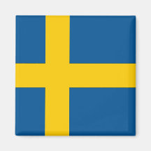 Magnet mit Flagge von Schweden Magnete