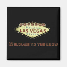Magnet rechteckiges Las Vegas Kühlschrankmagnete
