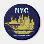 Magnetentwurf grafischer Kunst New York City