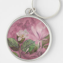 Magnolien-Lied Keychain Schlüsselband