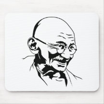 Mahatma- Gandhiporträt Mousepad
