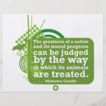 Mahatma- Gandhizitat Flyer