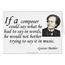 Mahler auf dem Verfassen Karte