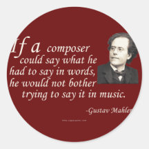 Mahler auf dem Verfassen Runde Sticker