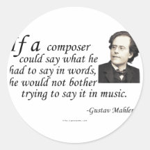 Mahler auf dem Verfassen Sticker