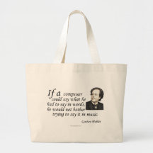 Mahler auf dem Verfassen Tragetasche