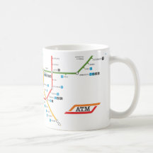 Mailand-Metrobecher Kaffeetasse