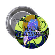 Maine Geoswag Swags Geocaching Geschenk-Schatz Anstecknadelbuttons
