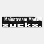 Mainstream-Mediumist zum Kotzen Stoßaufkleber Auto Aufkleber