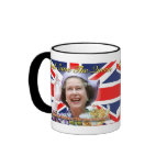 MAJESTÄT Königin Elizabeth II sechzigjähriges Jubl Tee Haferl
