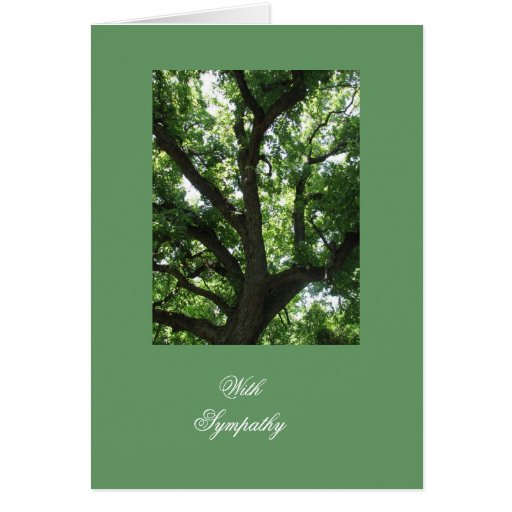 Majestätische Baum-Gruß-Karte