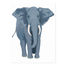 Majestätischer Elefant Postkarten