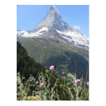 Majestätischer Matterhorn-Berg Postkarte