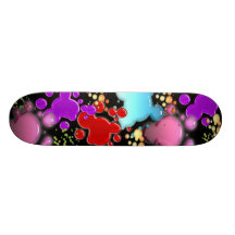 Malen Sie platschen Skateboard Personalisiertes Skatedeck