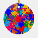 Malen Sie Spritzer Weihnachtsornament